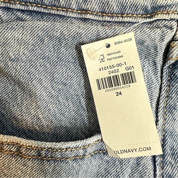 NWT Old Navy Extra High Rise Sky-Hi Wide Leg Women’s Size 24 - Picture 3 of 4